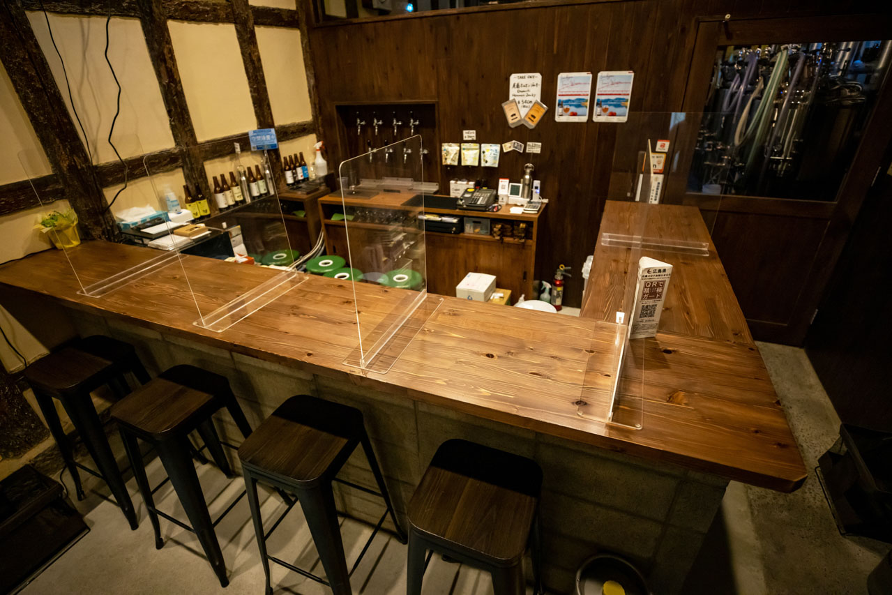 尾道らしい情緒を残す 梁を生かしたビール工房